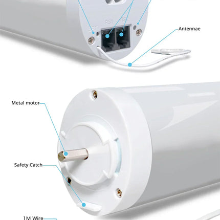 Riel para cortina eléctrico inteligente