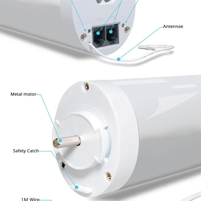 Riel para cortina eléctrico inteligente