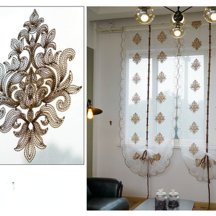 Visillo Plegable Bordado para Salón