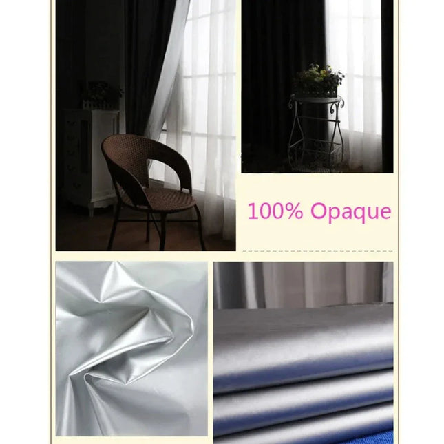 Tela aislante opaca con reverso plata