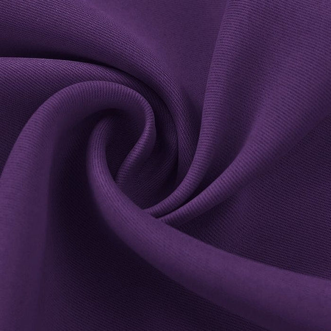 Cortina Opaca Térmica Lisa Color Morado