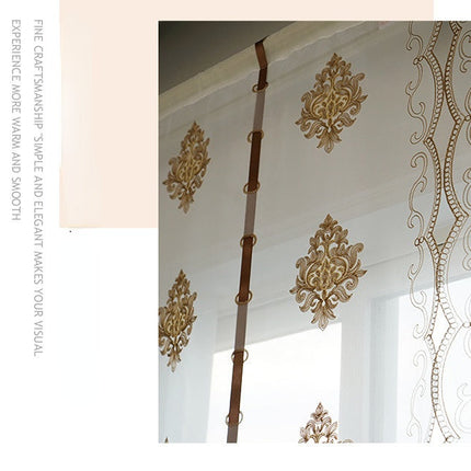 Visillo Plegable Bordado para Salón