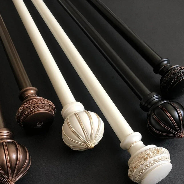 Barra de cortina de metal vintage