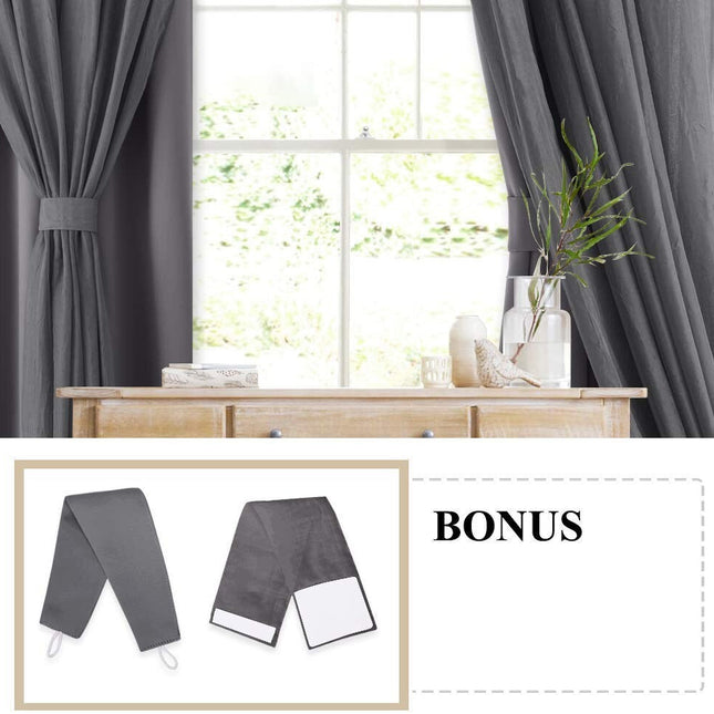 Cortina opaca doble con visillo integrado