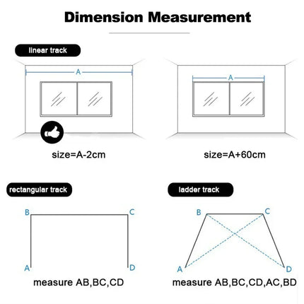 Riel para cortina eléctrico inteligente
