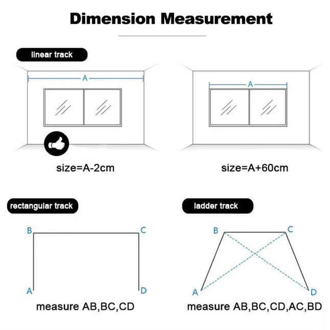 Riel para cortina eléctrico inteligente