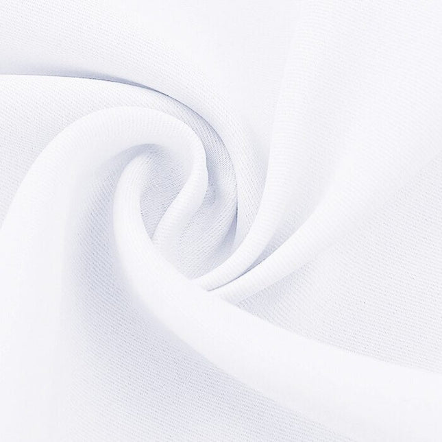 Cortina opaca blanca para aislamiento térmico