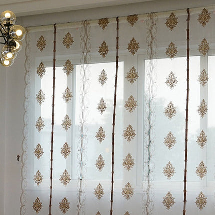 Visillo Plegable Bordado para Salón