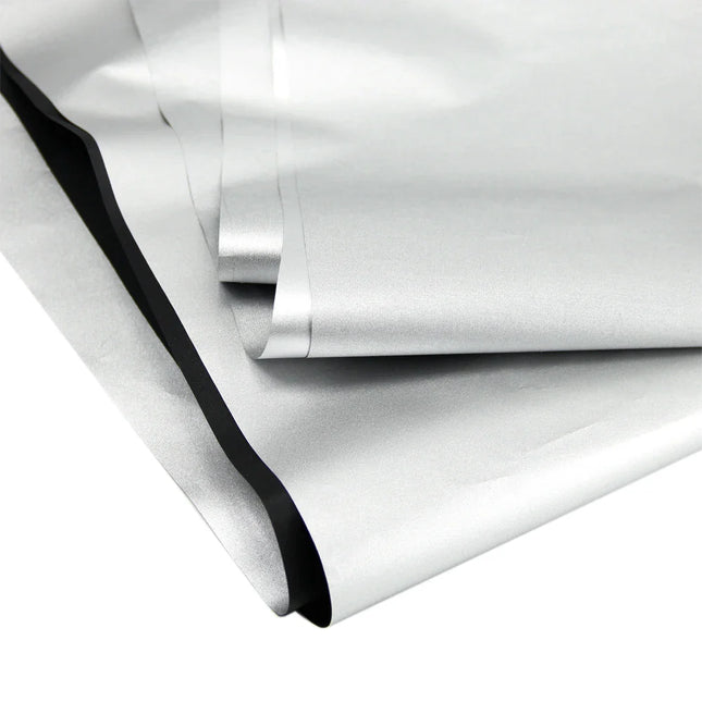 Tela aislante opaca con reverso plata