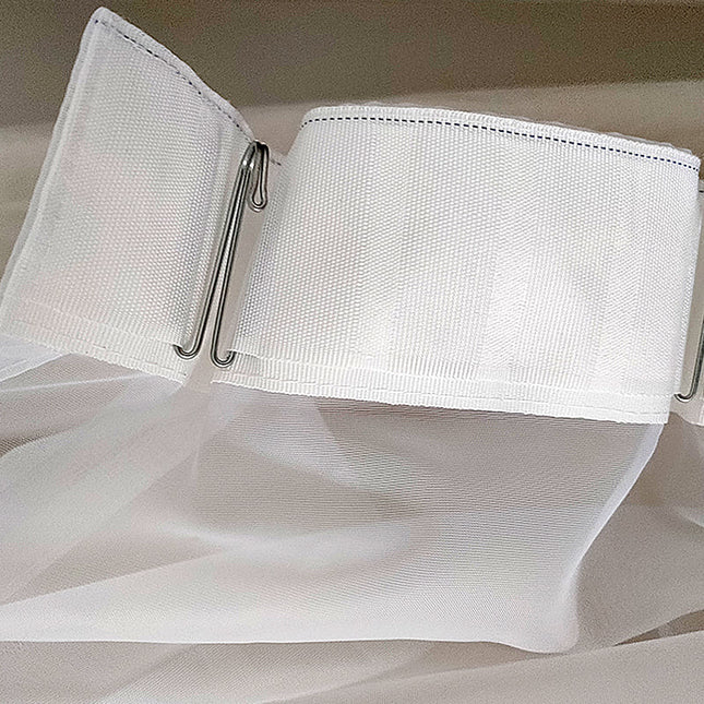 Visillo translúcido liso para salón