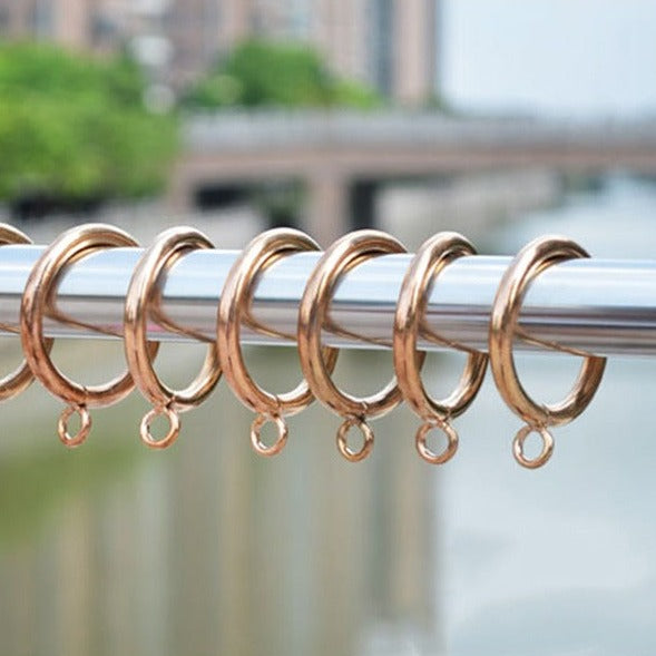 Anillas metálicas para barra de cortina