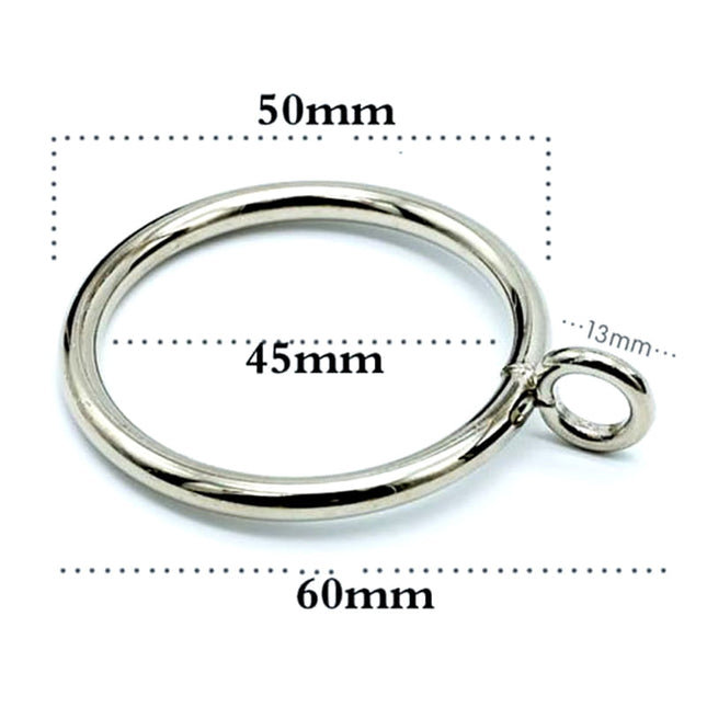 Anillas metálicas para barra de cortina