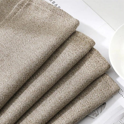 Cortina de salón moderna beige oscuro