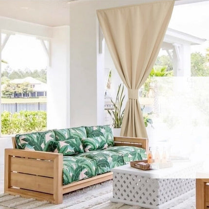 Cortina cortavientos para terraza exterior