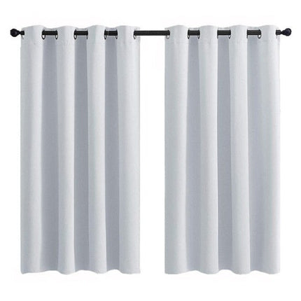 Cortina de exterior impermeable gris claro