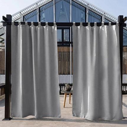 Cortina de jardín para pérgola opaca