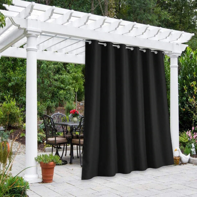 Cortina Negra Opaca para Exterior