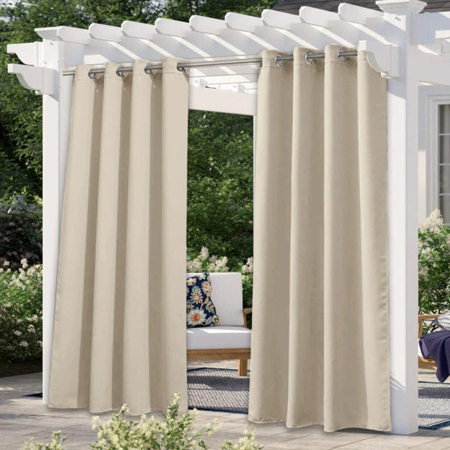 Cortina para pérgola con protección solar