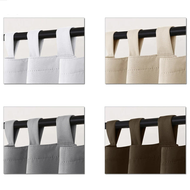 Cortina de Exterior con Trabillas Ocultas