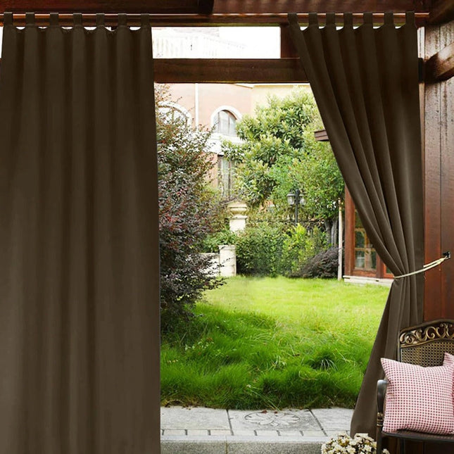 Cortina de Exterior con Trabillas Ocultas