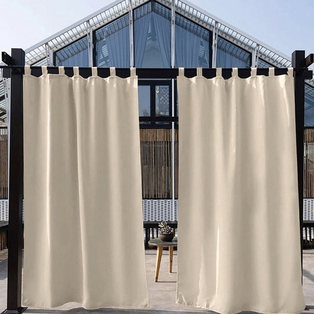 Cortina de Exterior con Trabillas Ocultas