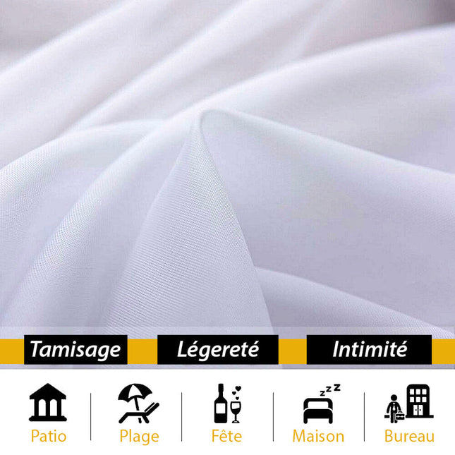 Visillo de exterior para terraza y jardín