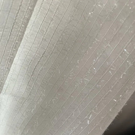 Visillo brillante con hilos de lúrex