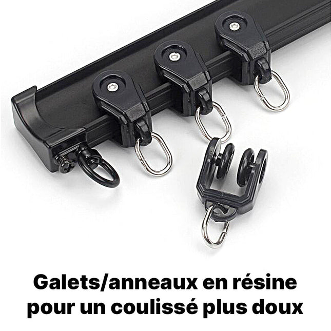 Riel Deslizante para Cortina de Techo