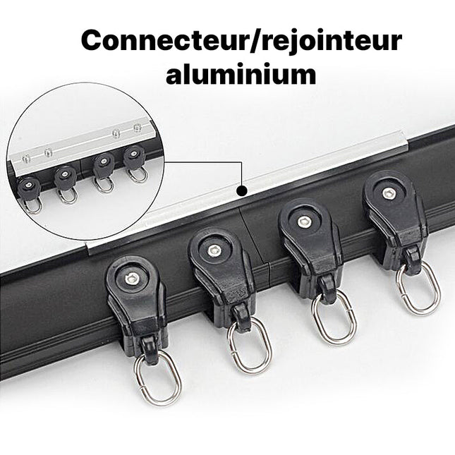 Riel Deslizante para Cortina de Techo