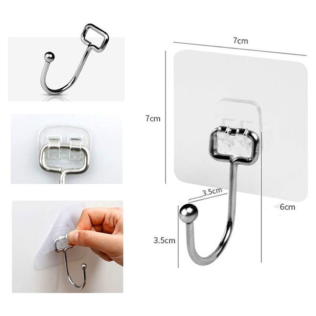 Gancho de pared adhesivo multiusos