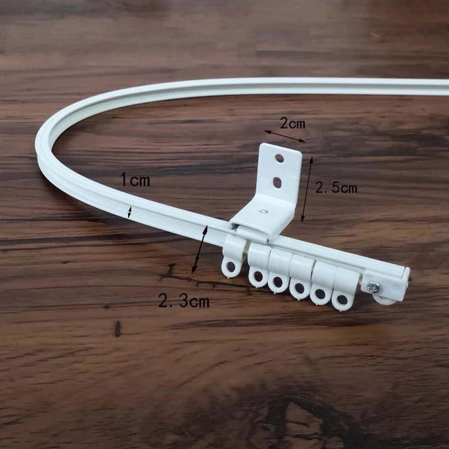 Riel Flexible para Cortinas Curvas