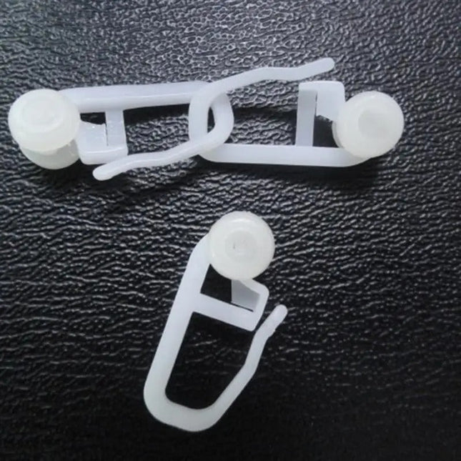 Ganchos con rueda para riel cortina