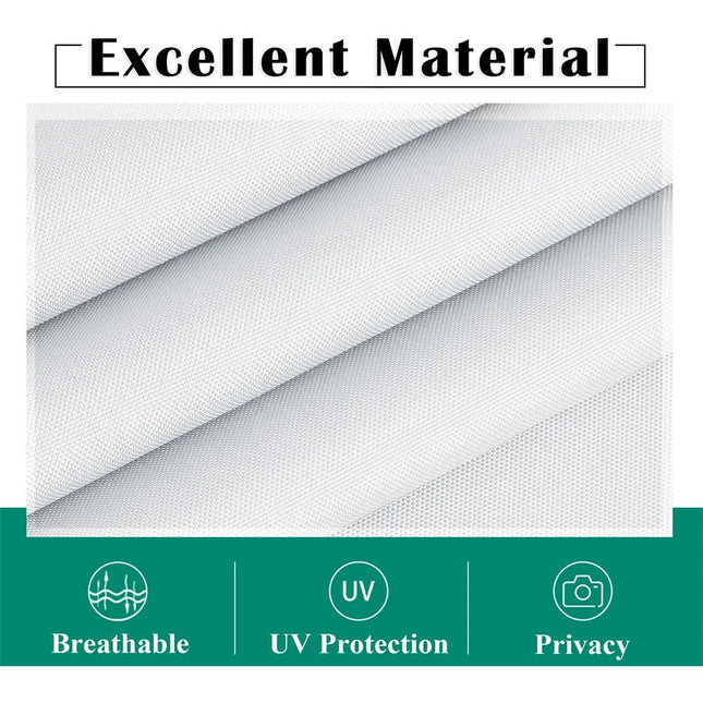 Cortina para pérgola exterior con trabillas