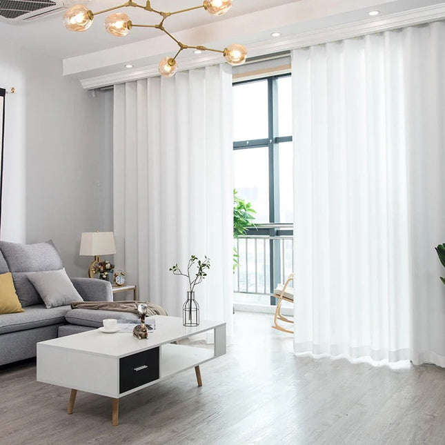 Visillo de gasa para salón moderno
