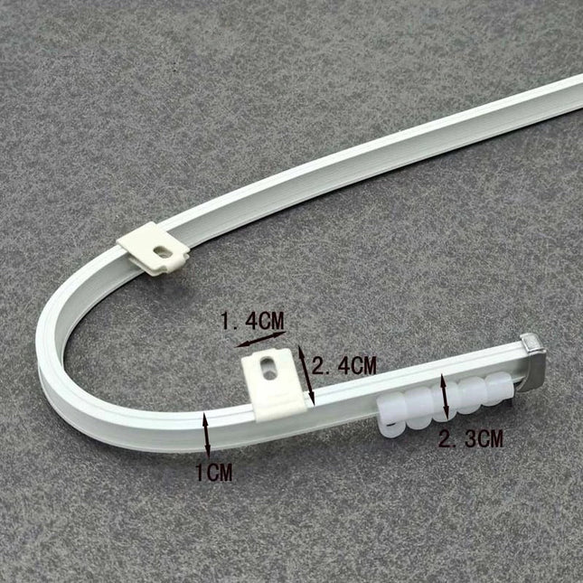 Riel Flexible para Cortinas Curvas