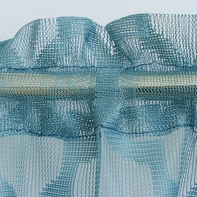 Visillo de cocina corto tipo galería
