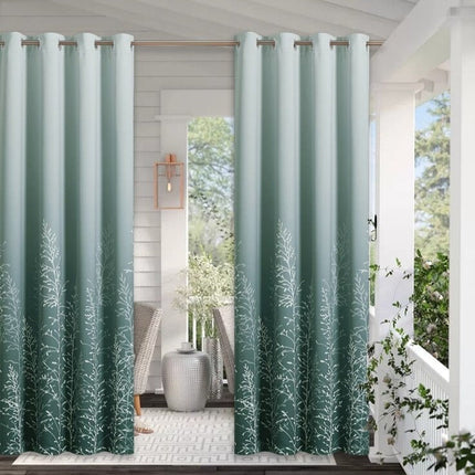 Cortina de Terraza Degradado Verde