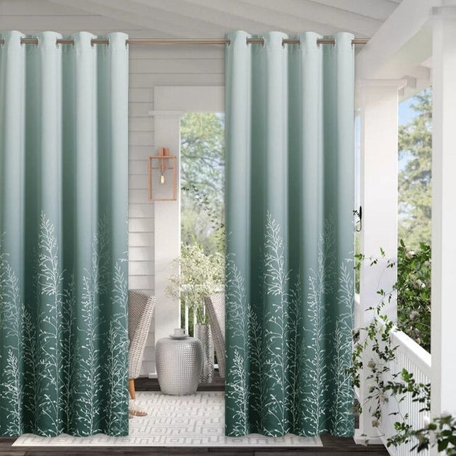 Cortina de Terraza Degradado Verde