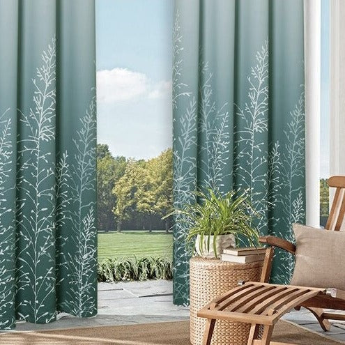 Cortina de Terraza Degradado Verde