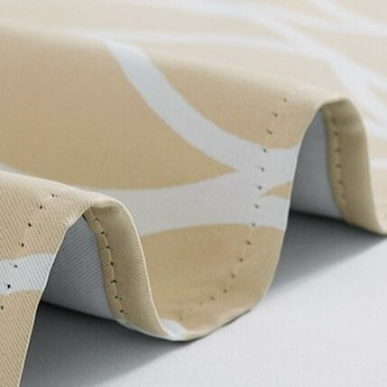 Cortina exterior con estampado de ondas