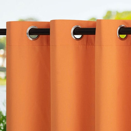 Cortina exterior impermeable para jardín