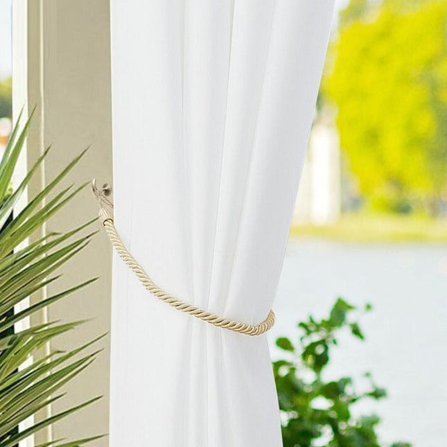 Cortina Exterior Blanca para Jardín