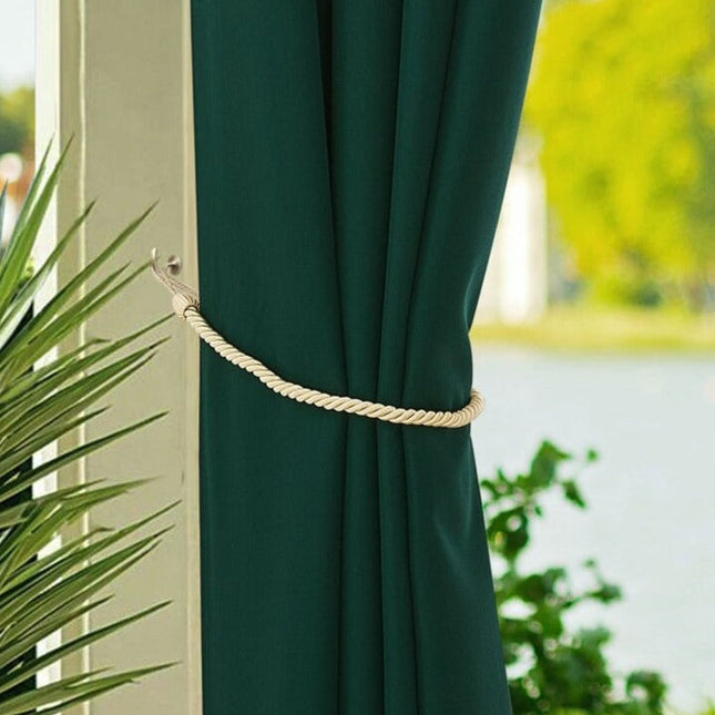 Cortina exterior impermeable para jardín