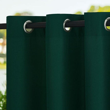 Cortina exterior impermeable para jardín