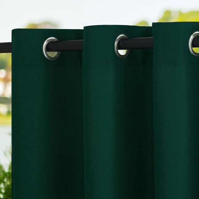 Cortina exterior impermeable para jardín