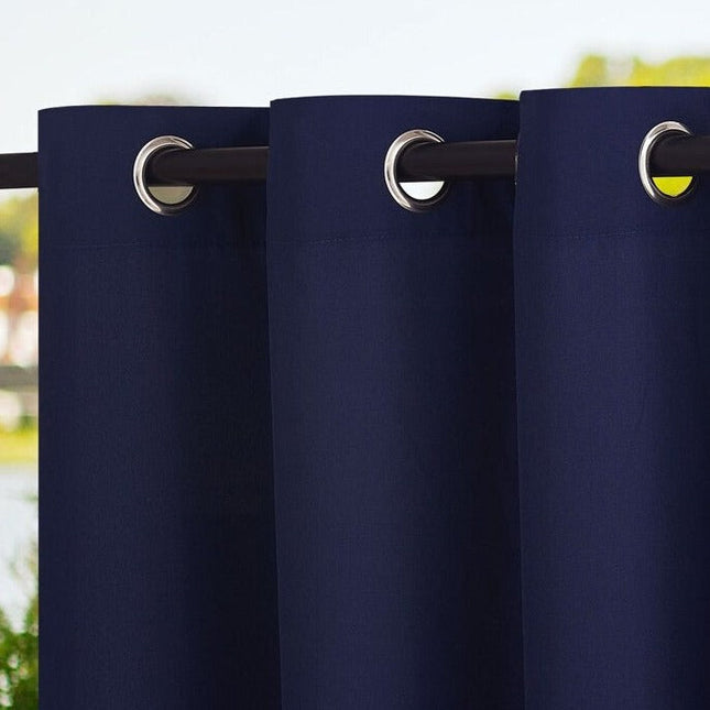 Cortina exterior impermeable para jardín