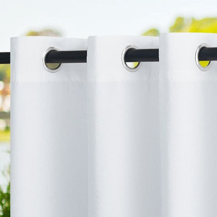 Cortina exterior impermeable para jardín