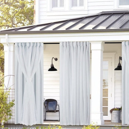 Cortina opaca para terraza y jardín