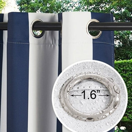 Cortina de Exterior a Rayas Impermeable