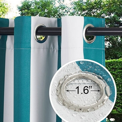 Cortina de Exterior a Rayas Impermeable